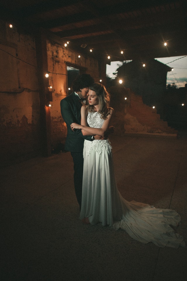Couple enjoying a special moment together
