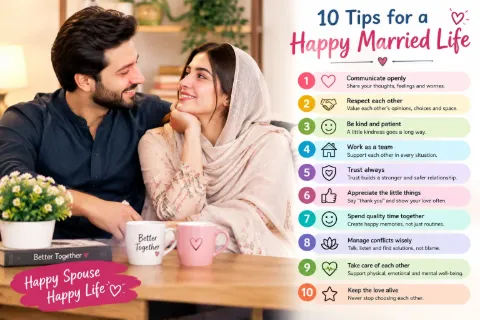 10 Tips for a Happy Married Life