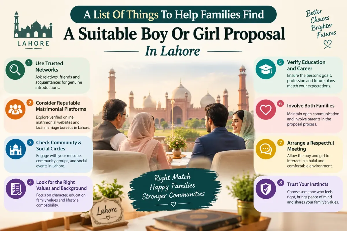 A List Of Things To Help Families Find A Suitable Boy Or Girl Proposal In Lahore